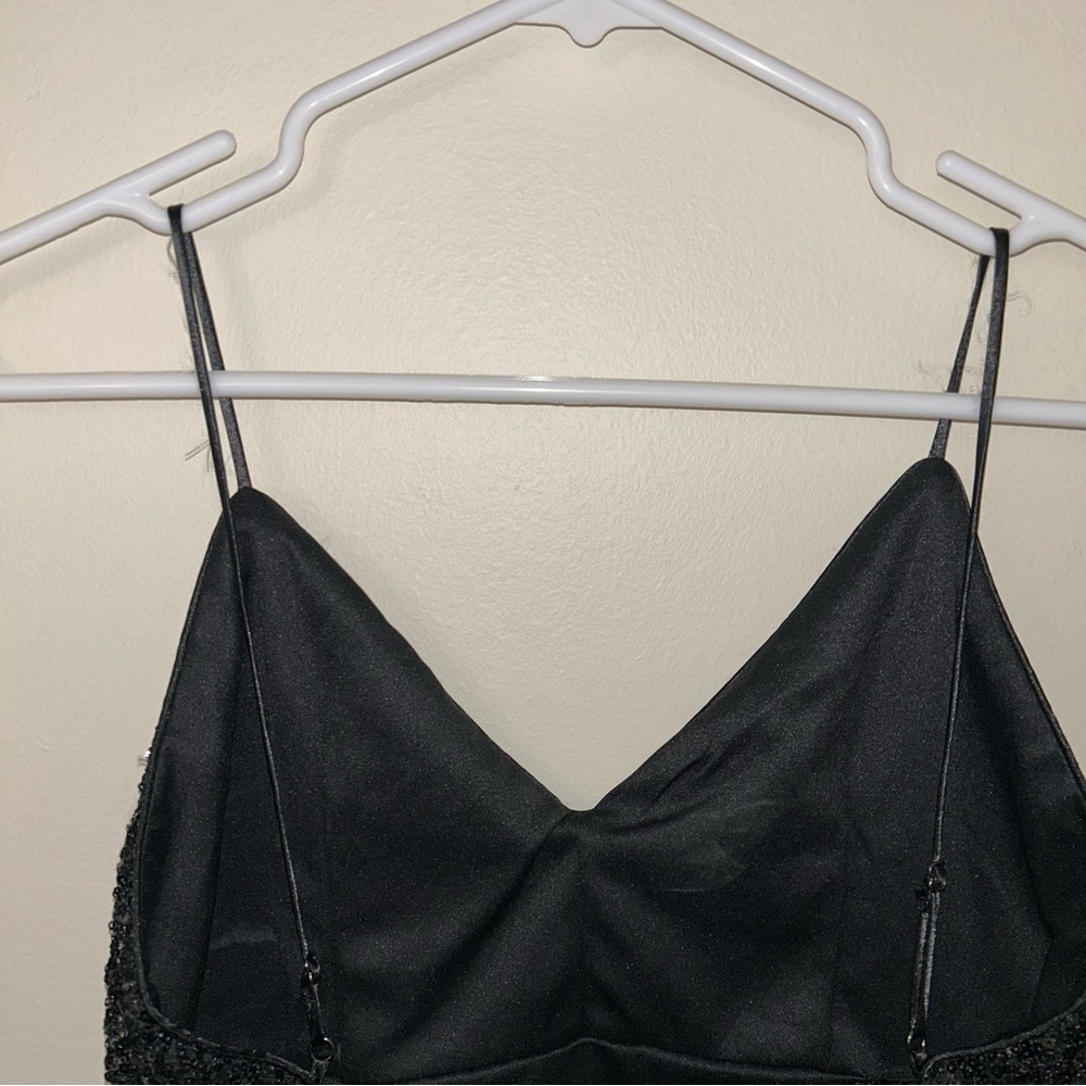 NWT Sage The Label Sequin Strappy Crop Top - Picture 4 of 4